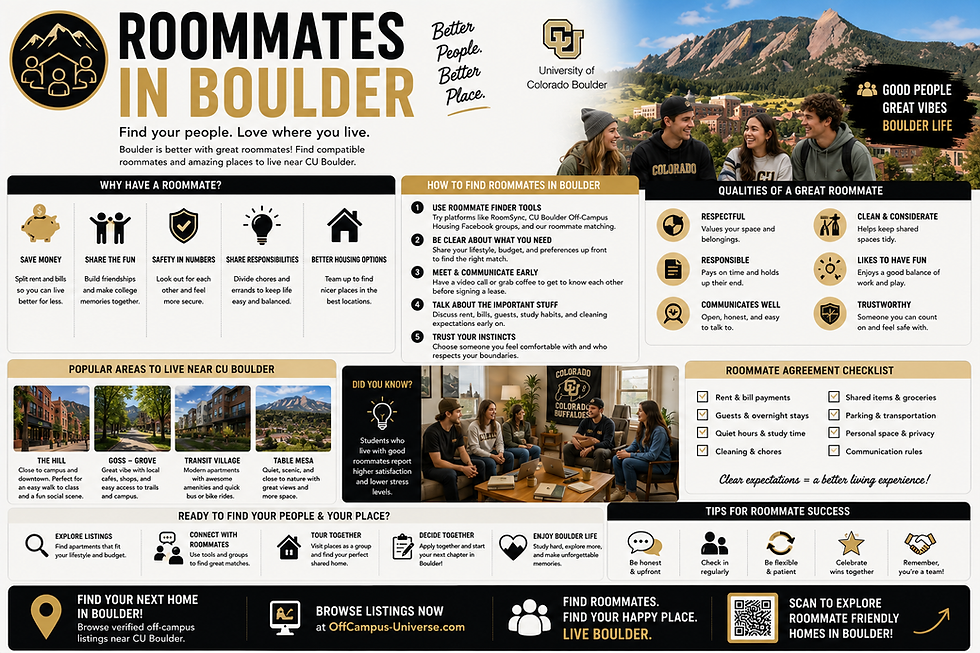 Finding Roommates in Boulder: A Guide for CU Students
