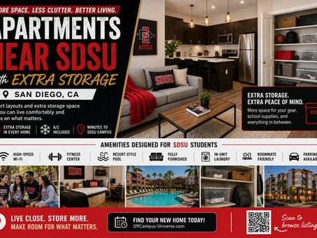 Apartments Near Sdsu With Extra Storage: What Counts as Real Storage