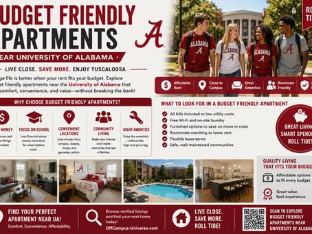 First-time Renter's Guide For University OF Alabama Students: What to Know Before You Sign Anything