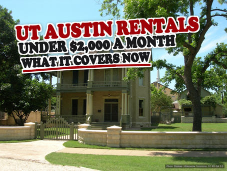 UT Austin rentals under $2,000 a month: what this budget covers right now