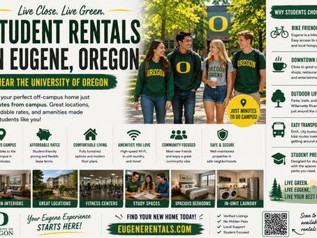 Student Rentals in Eugene Oregon Near UO: Finding Your Off-Campus Home