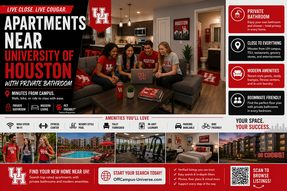 apartments near university of houston with a private bathroom
