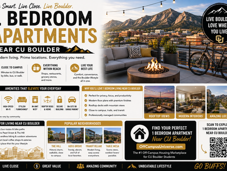 1 Bedroom Apartments Near CU Boulder: What Sets Them Apart