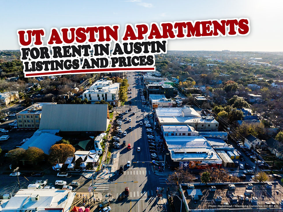 UT Austin apartments for rent in Austin: current listings and prices