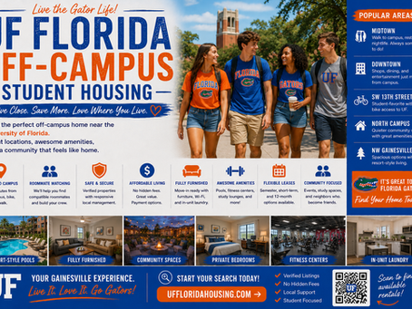 Off Campus Housing Gainesville: A Starting Point for UF Students