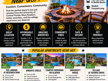 Off Campus Apartments Near University of Central Florida Guide