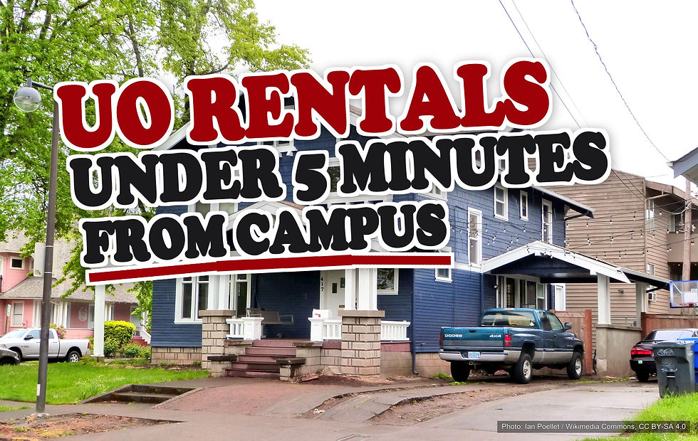 UO rentals under 5 minutes from campus: what's open right now