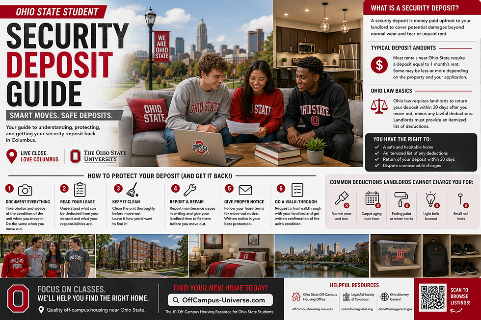 security deposit guide for ohio state students
