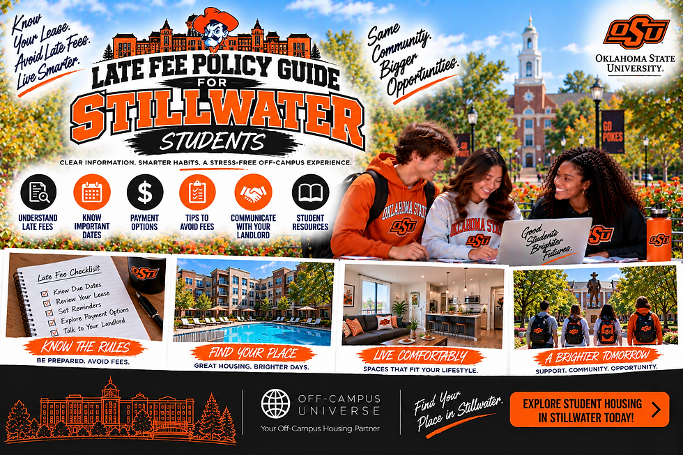 late fee policy guide for stillwater students