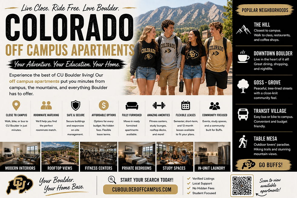 university of colorado off campus apartments