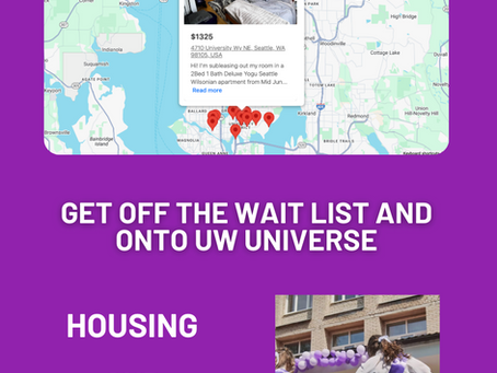 Get of the UW waitlist and onto UW universe - Off-campus housing