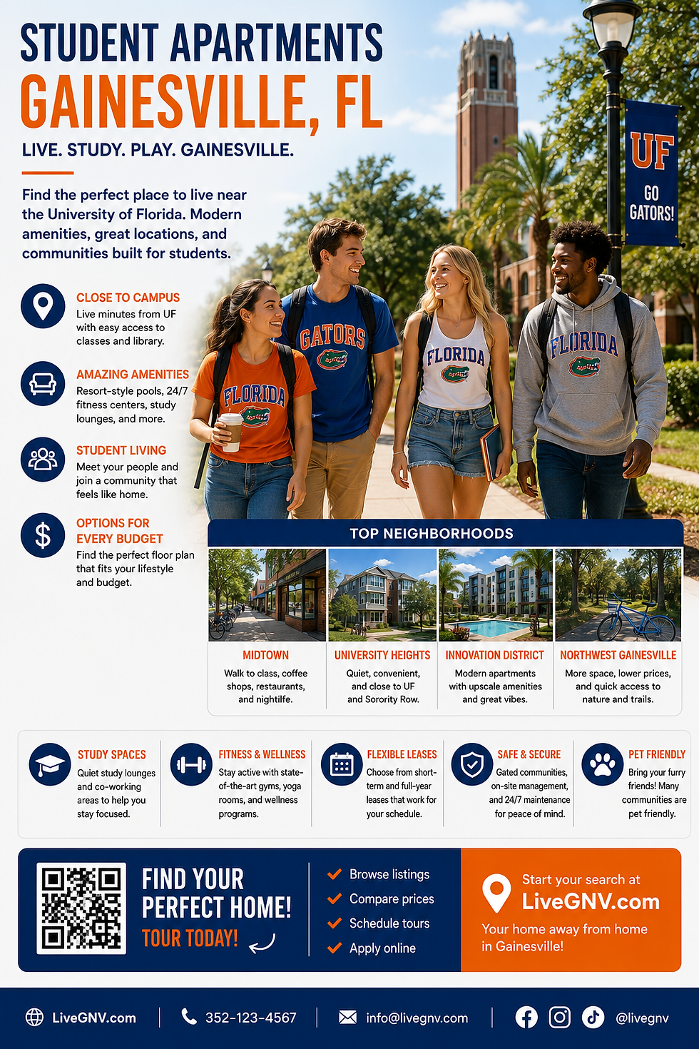 uf student apartments
