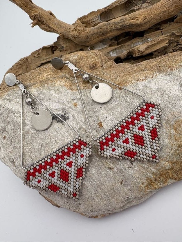 Miniature : boucles d'oreilles issa création 100% fait main