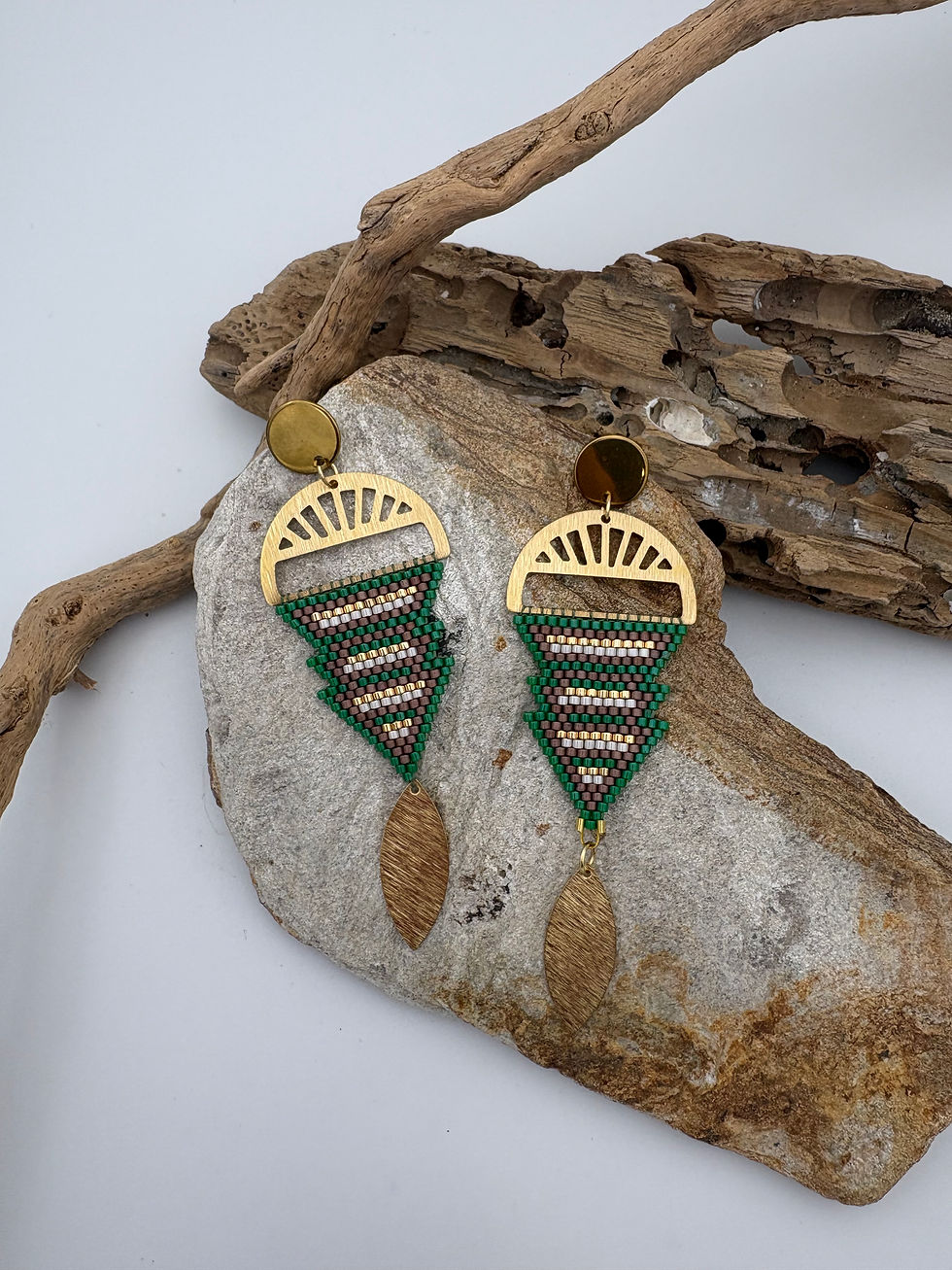 Miniature : boucles d’oreilles artisanales