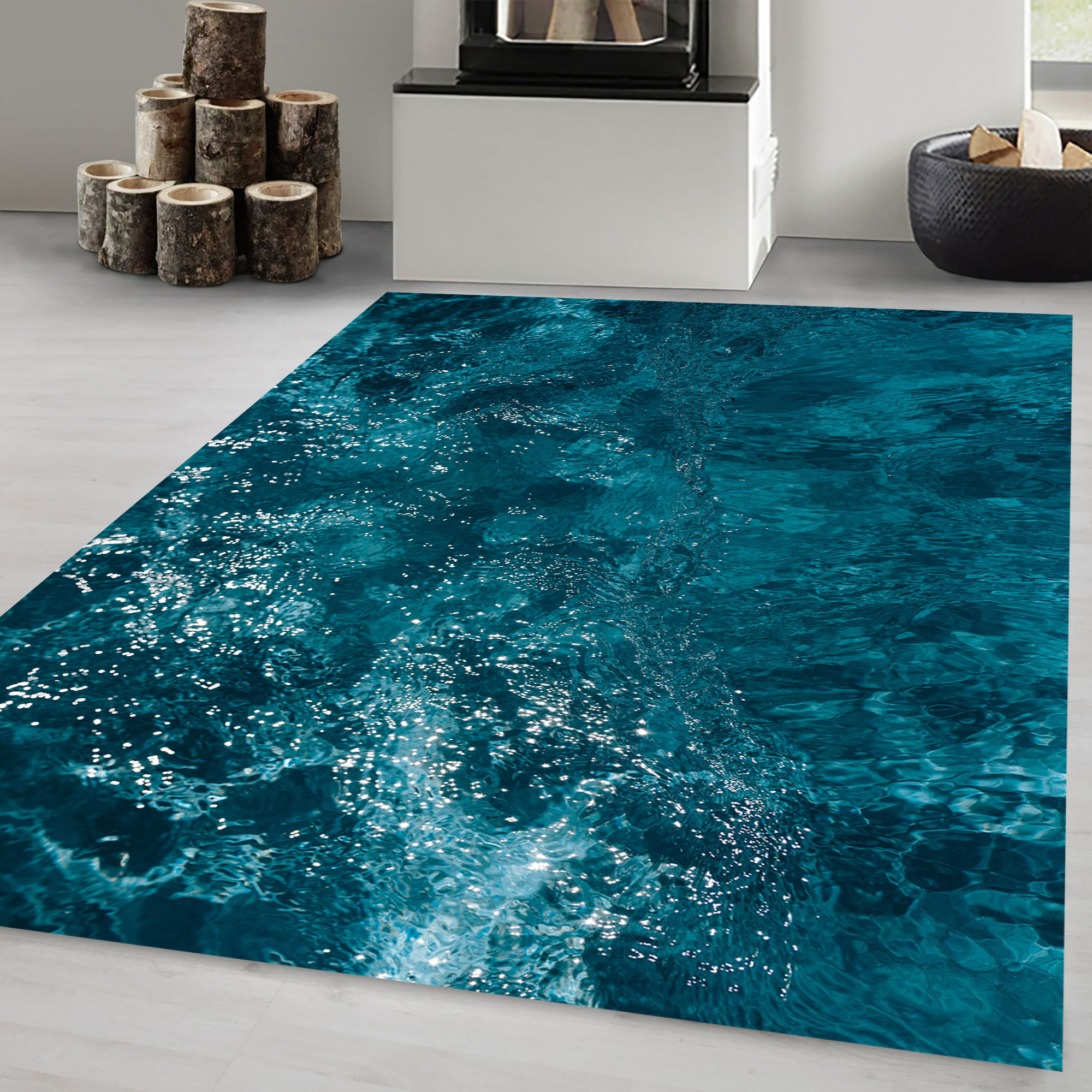 Su Bazlı Dijital Baskılı Halı