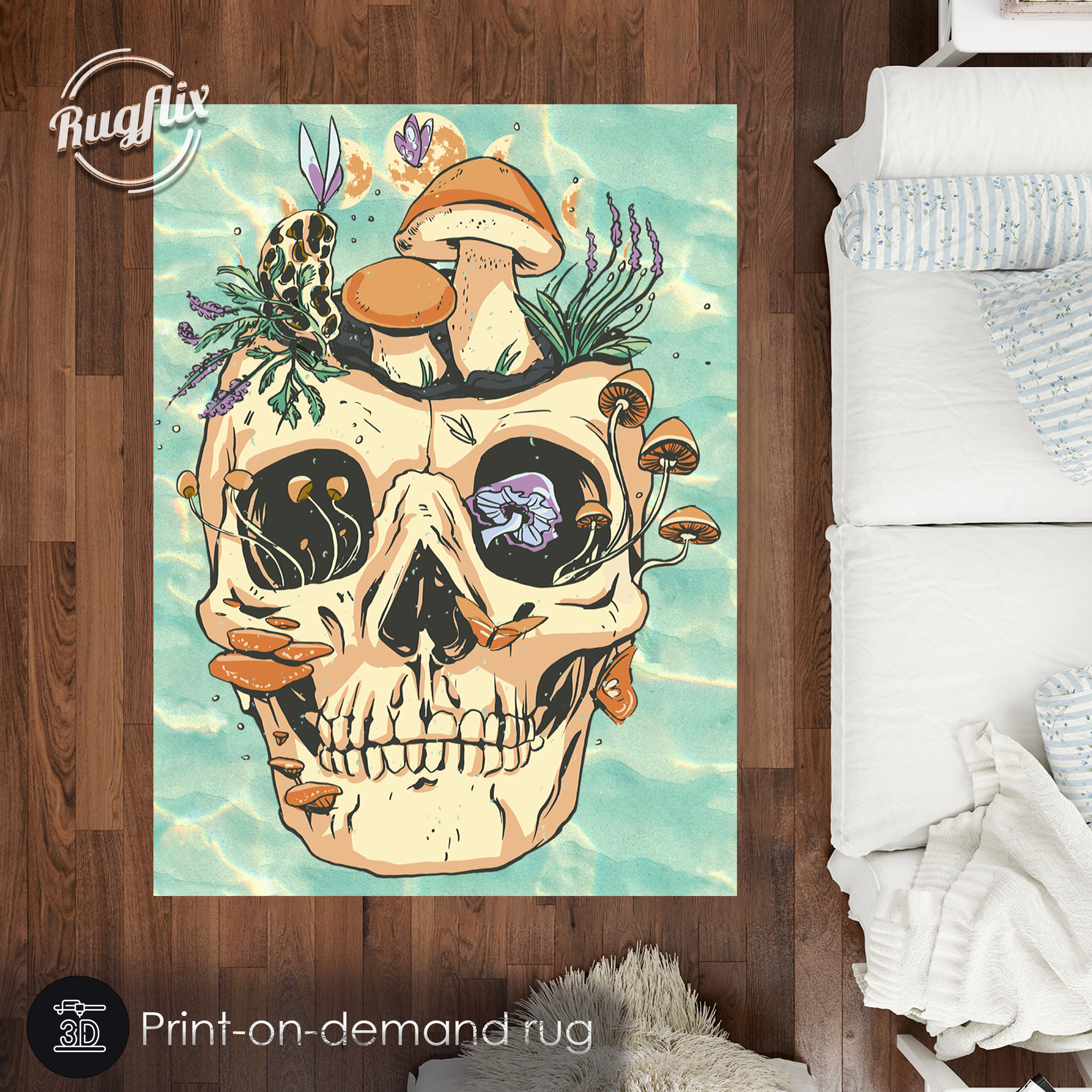 Mantar Kafatası Halısı