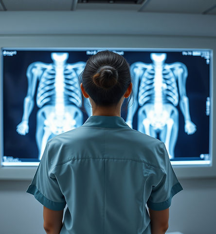 female medical staff infront of medical imaging xrays facing the images.jpg