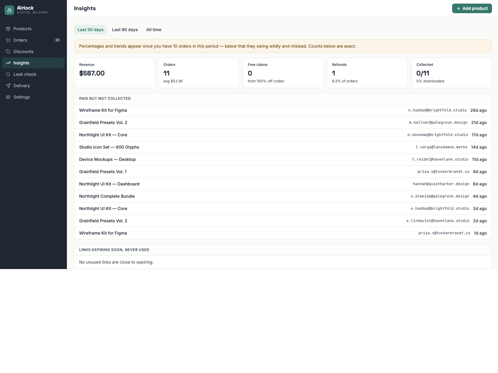 Sell Digital Downloads feature detail — Apps for Stores app on the Wix App Market