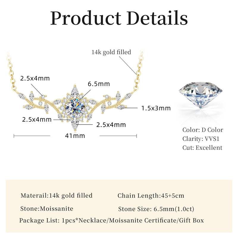 Thumbnail: Florence Moissanite Necklace