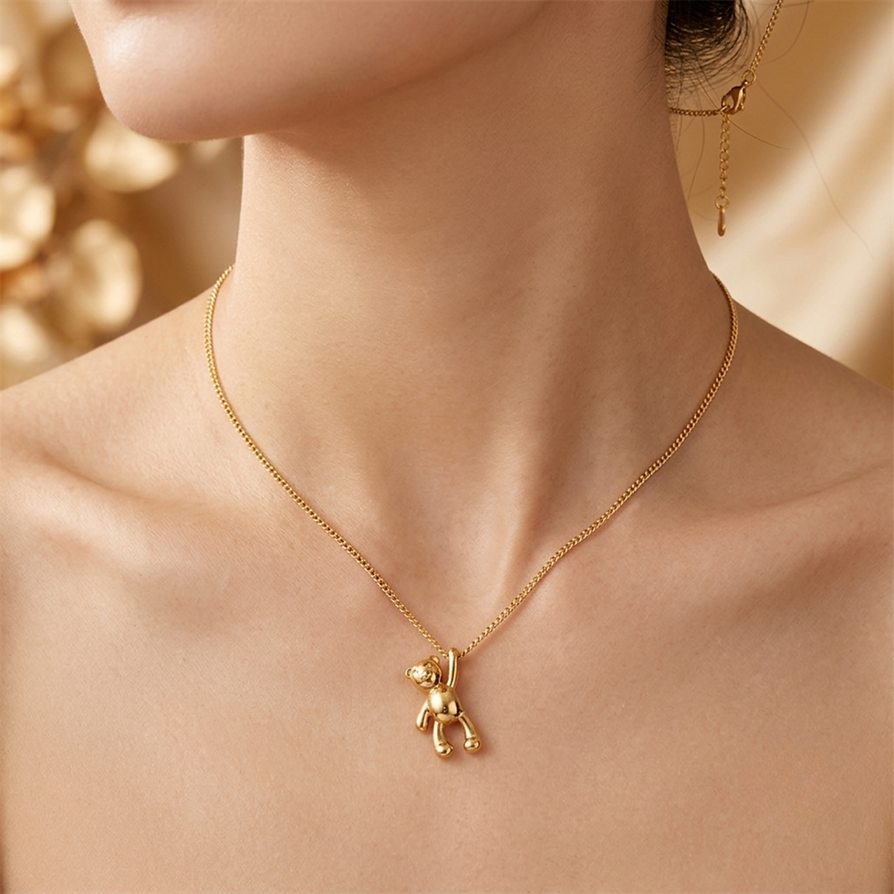 Thumbnail: Little Bear Keepsake Necklace