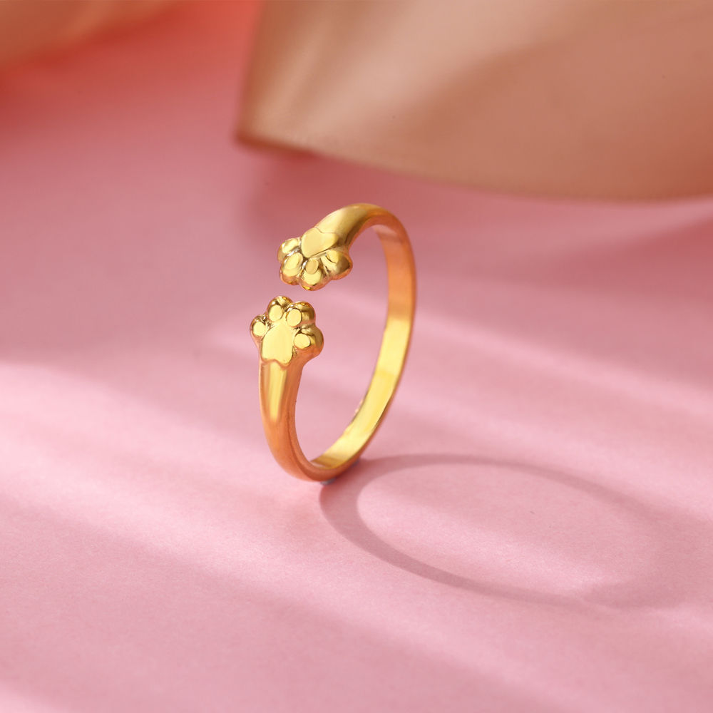 Paw Love Adjustable Ring