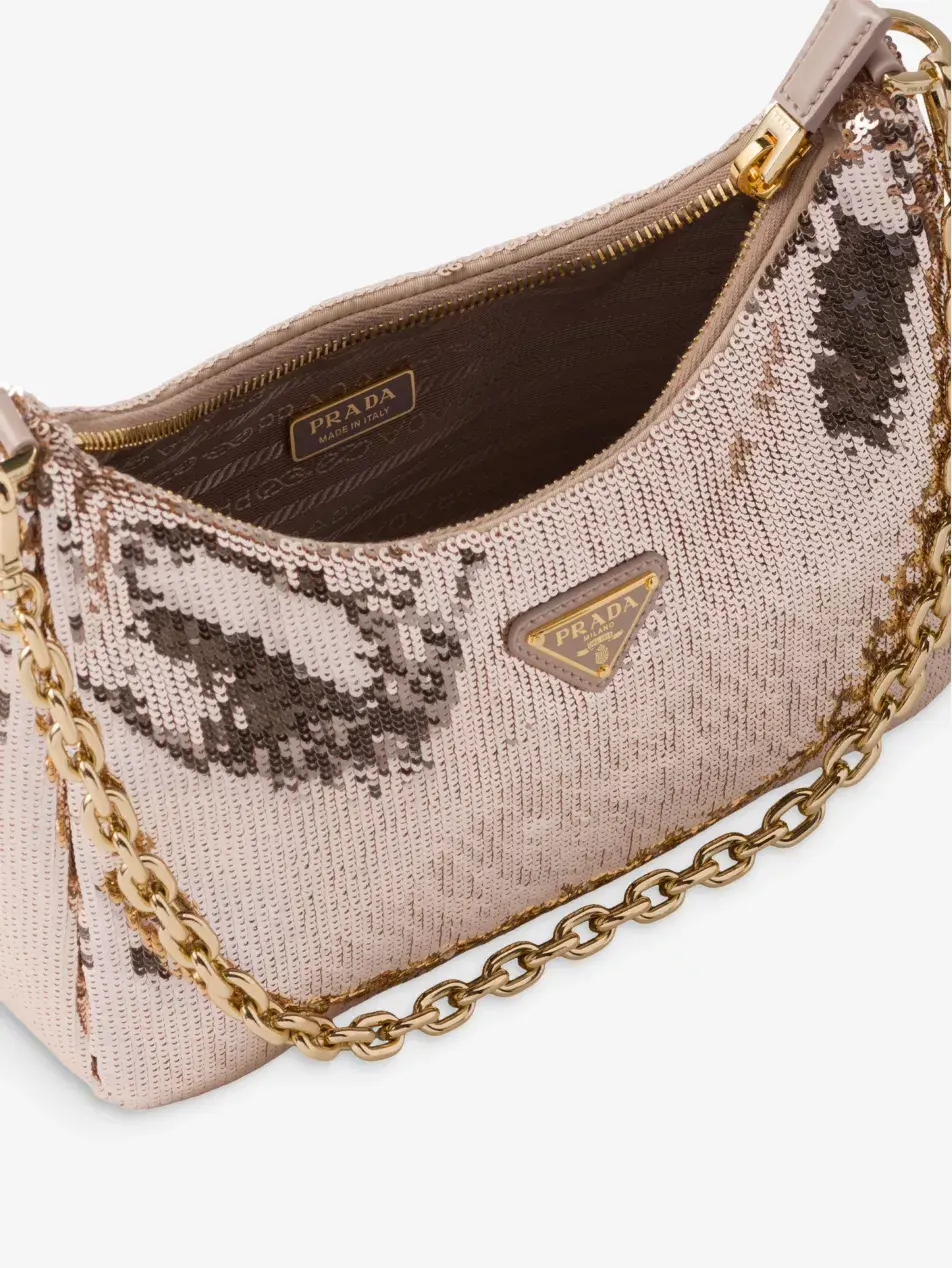 Thumbnail: Re-Nylon recycled-nylon shoulder bag