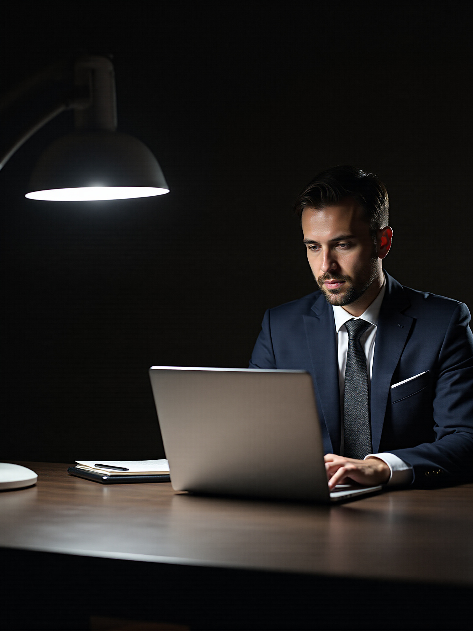 professional man with a laptop