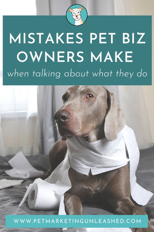 Mistakes Pet Business Owners Make When Talking About What They Do