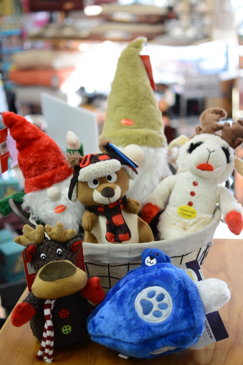 Holiday gift ideas for pet lovers and pets in draper and mill creek, Salt Lake City - dog toys!