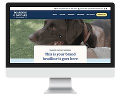 Wix website template for doggie daycares and pet boarding resorts