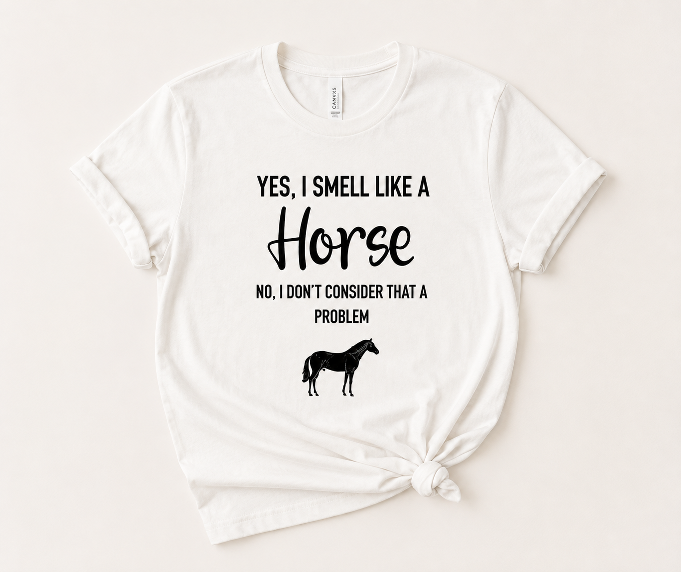 Scent of a Horse Tee in White!