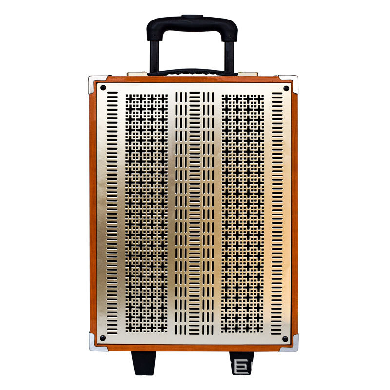 縮圖：8-inch wooden square dance speaker with Bluetooth pull rod mobile outdoor
