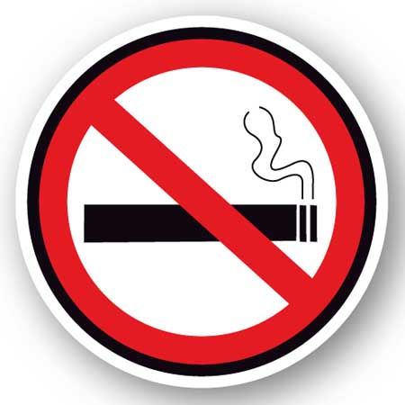 DuraStripe - Circular Safety Signs / No Smoking