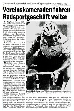 Vereinskameraden führen Radsport...