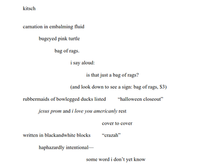 two poems by Rebecca Ferlotti
