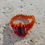 Thumbnail: Orange Beaded Ring