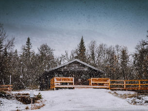Första snön har fallit i Dalarna! 