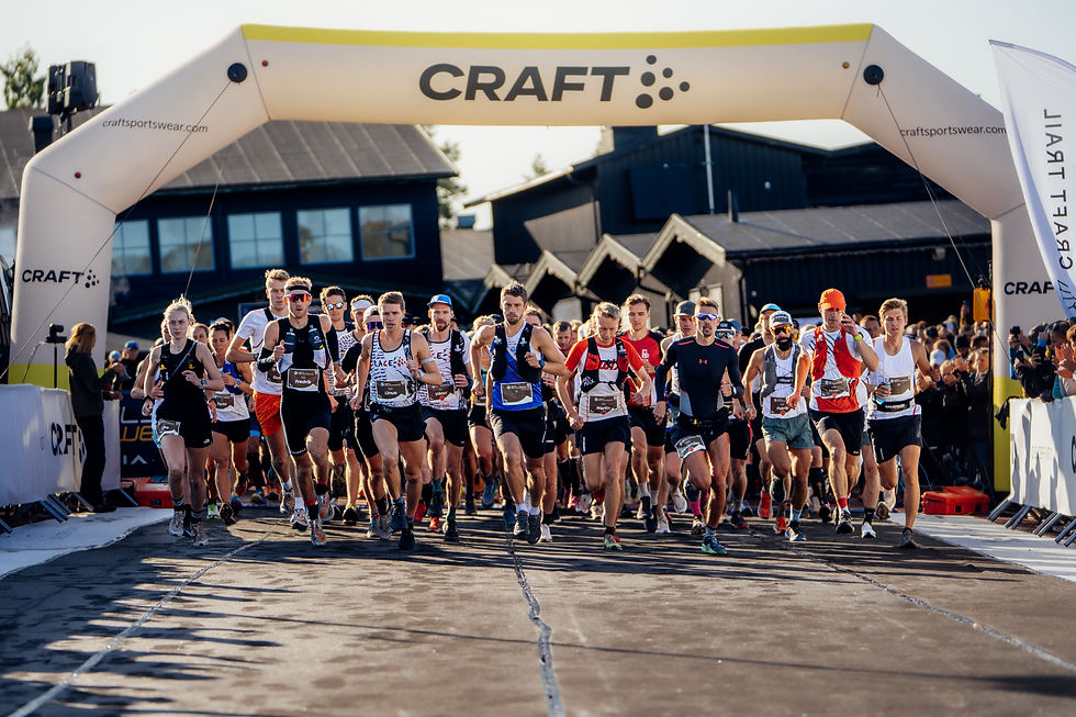 Idre Fjällmaraton starten på Idre Fjäll