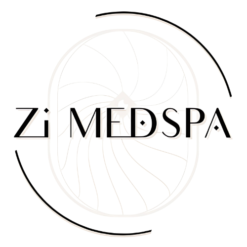 Clean, professional medical spa treatment room with neutral tones at Zi Medspa in Tampa