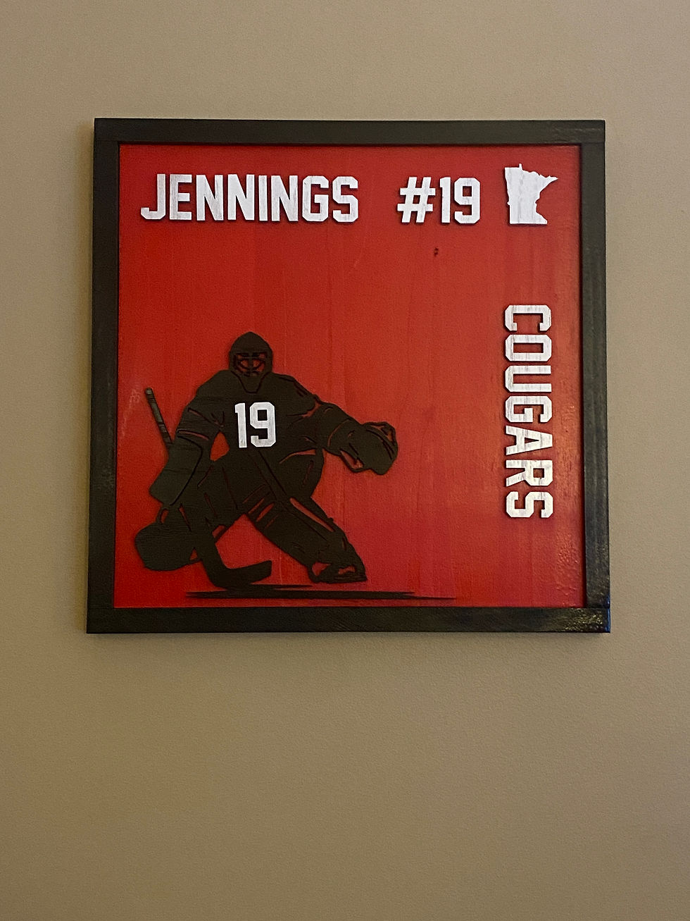 Thumbnail: Minnesota Hockey Player Sign (Multiple Schools)