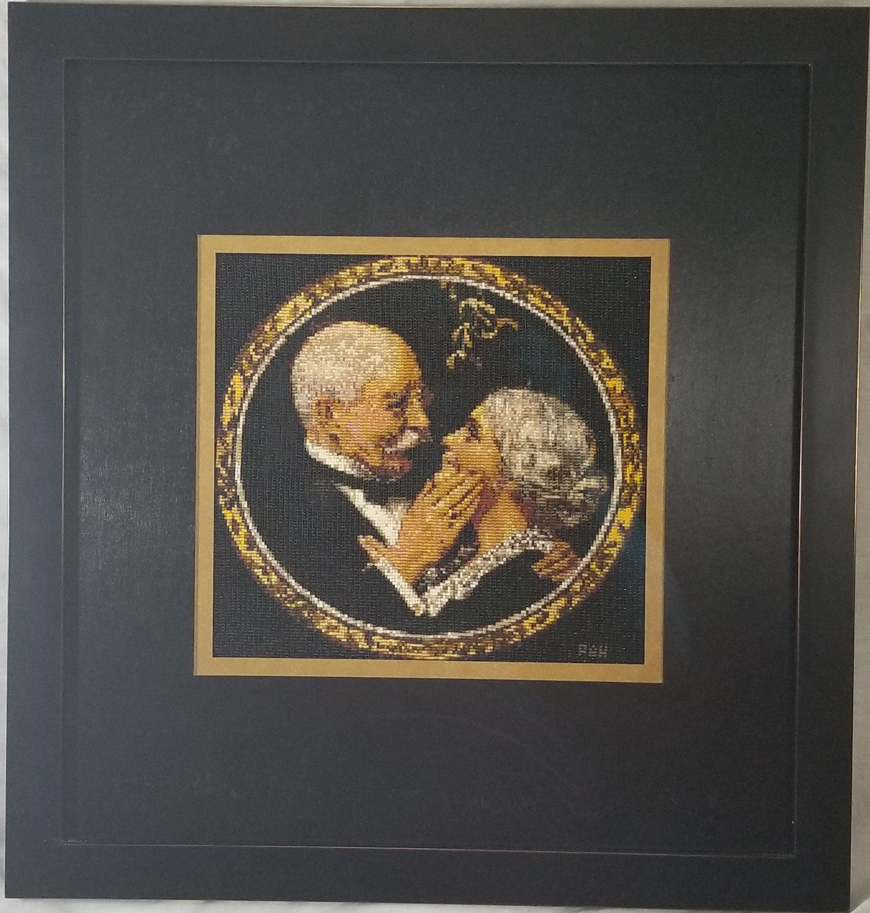 Under the Mistletoe Beaded Tapestry 2017