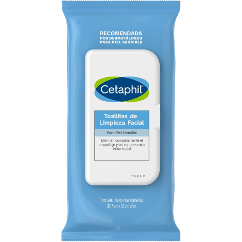 Cetaphil Toallitas de limpieza facial 25pzas