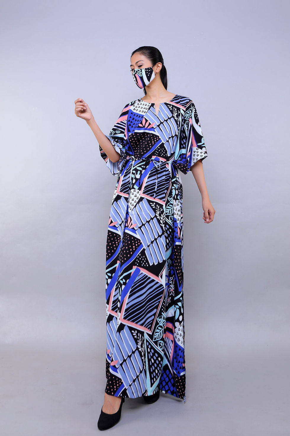 Thumbnail: Marya V neck Kaftan 