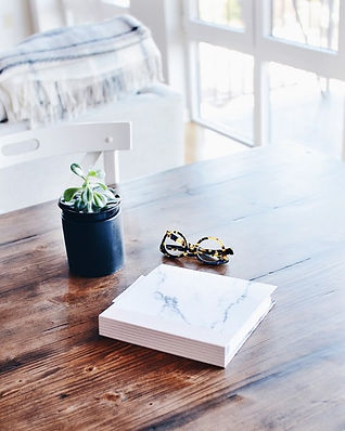 Bright Kitchen Table with sample
