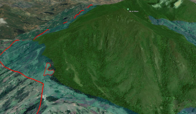 Mount Mtelo Map, reforestation project
