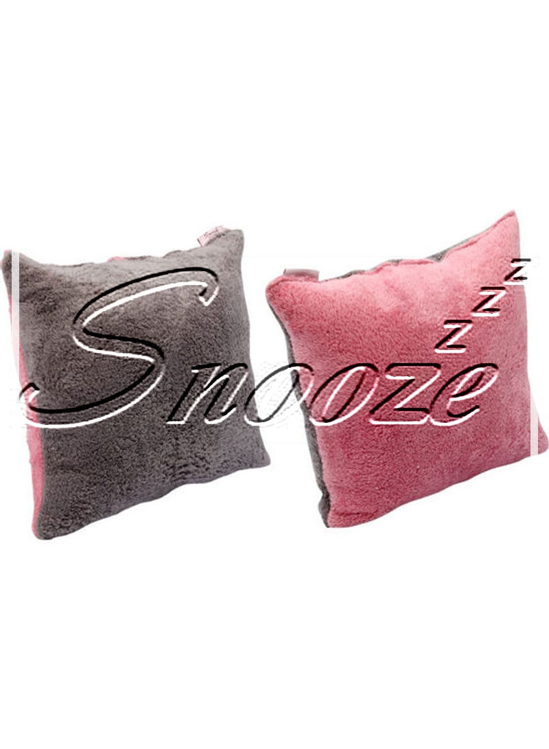 الصورة المصغرة: Fur Cushion Double face, 2 Pic -  خدادية مربعة, قطعتين