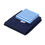 الصورة المصغرة: Snooze, Flat Bed Sheet(Dark blue stripped) طقم ملايات فلات(تصميم دارك بلوسترابيد