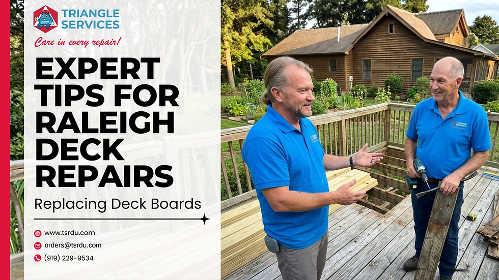 Expert Tips for Raleigh Deck Repairs: Replacing Deck Boards