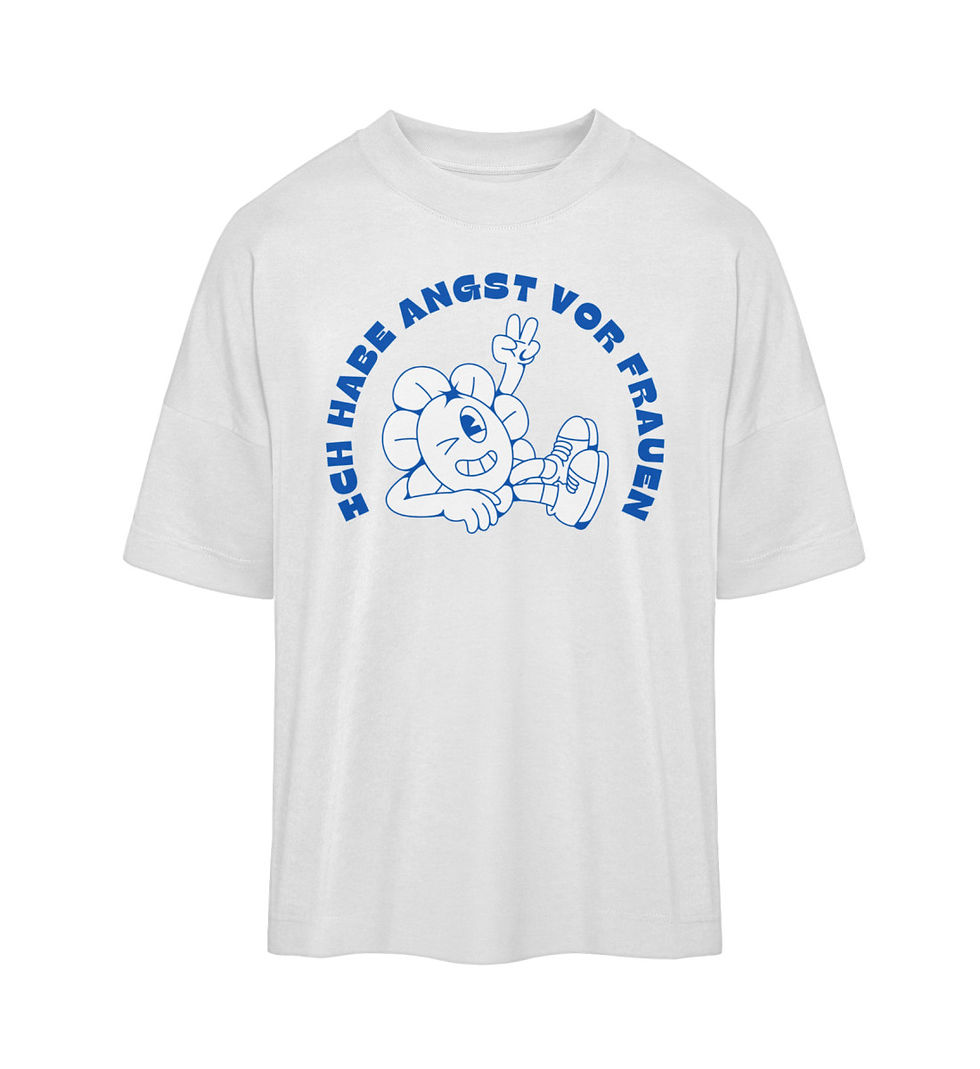 Miniaturbild: Ich habe Angst vor Frauen Oversized T-Shirt
