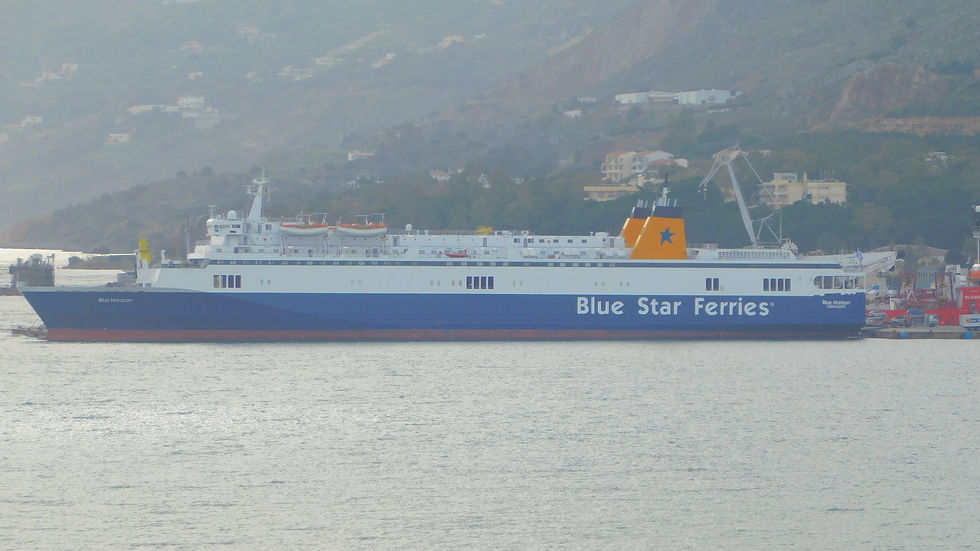 Όταν το BLUE HORIZON έδεσε στη Σούδα